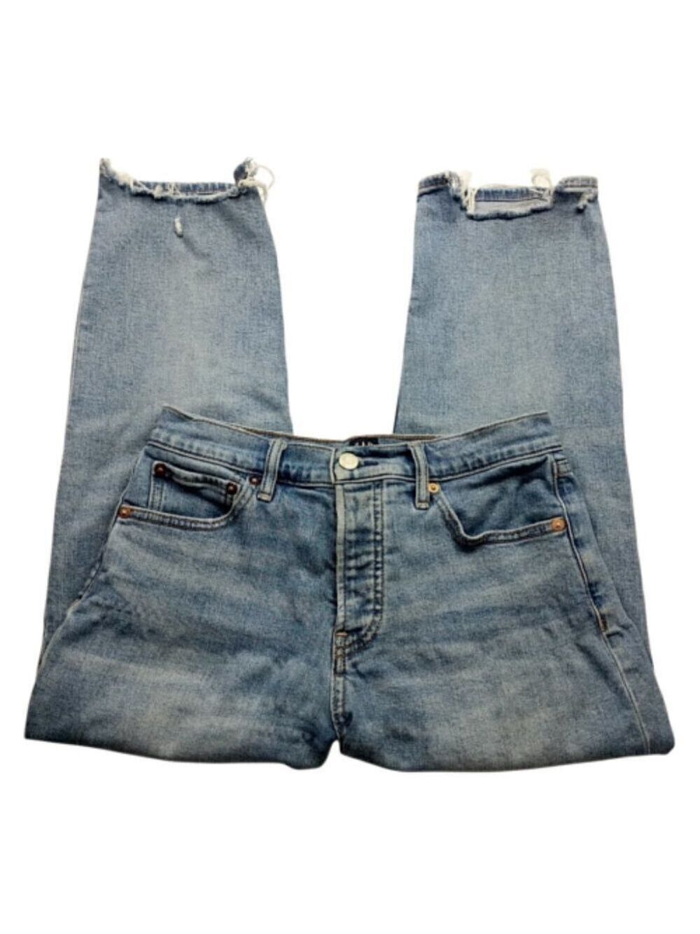 Gap Jeans Cheeky Straight Medium Wash 4 27 Petite Denim